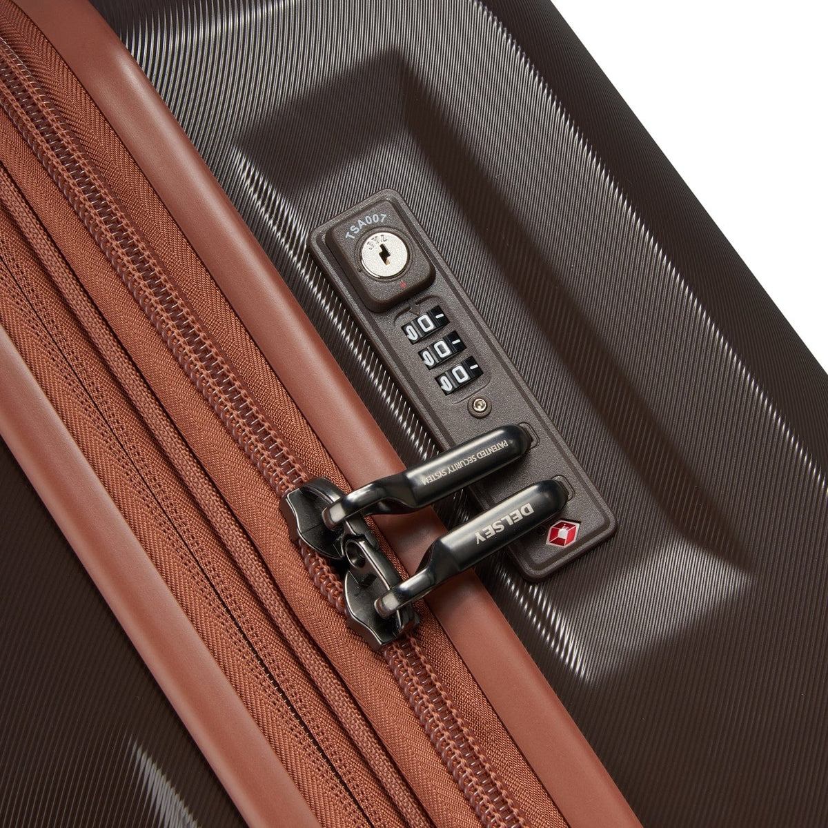 Delsey Paris Promenade Hard 2.0 70Cm Hardcase 4 Double Wheel Expandable Check-In Luggage Trolley Chocolate - 00208881906