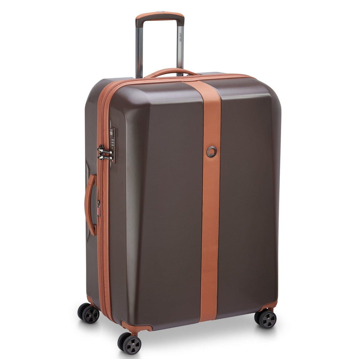 Delsey Paris Promenade Hard 2.0 82Cm Hardcase 4 Double Wheel Expandable Check-In Luggage Trolley Chocolate - 00208883106