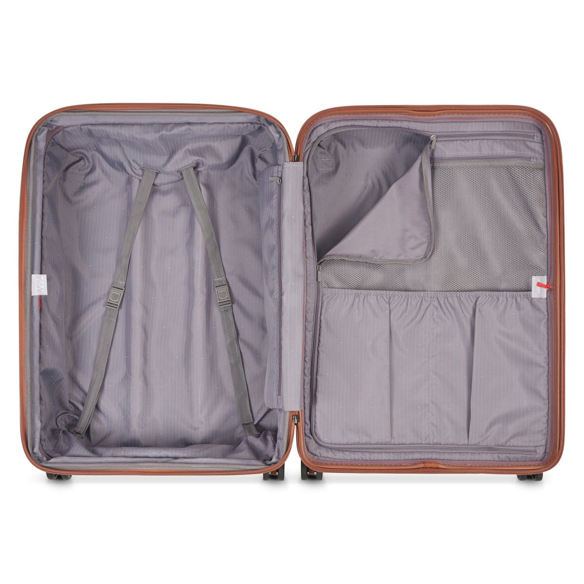 Delsey Paris Promenade Hard 2.0 82Cm Hardcase 4 Double Wheel Expandable Check-In Luggage Trolley Chocolate - 00208883106