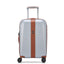Delsey Paris Promenade Hard 2.0 55Cm Hardcase 4 Double Wheel Expandable Cabin Luggage Trolley Silver - 00208880111