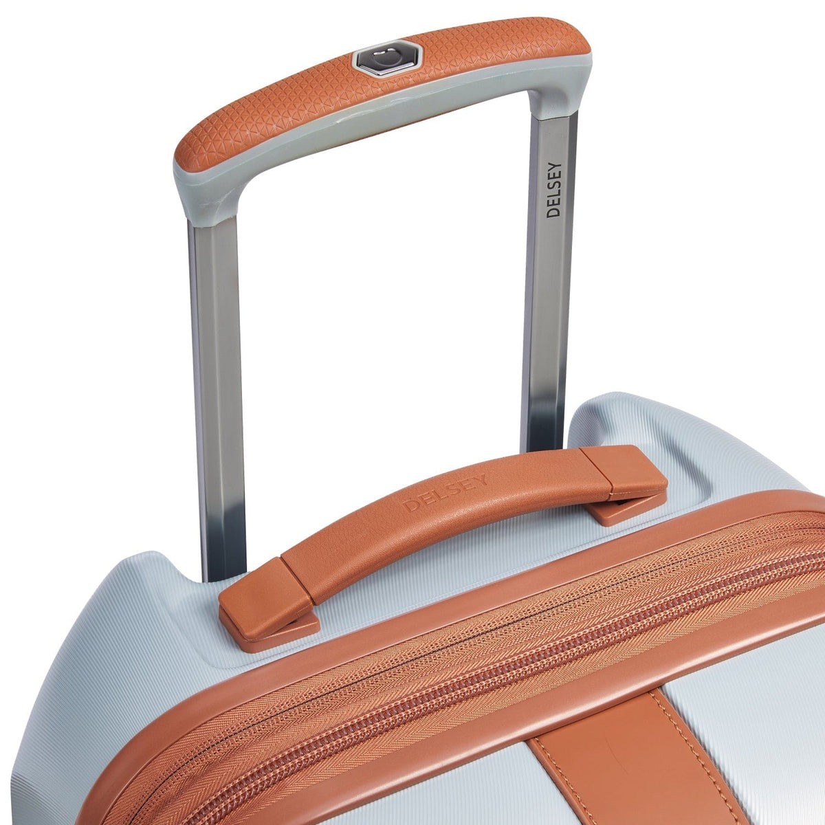 Delsey Paris Promenade Hard 2.0 55Cm Hardcase 4 Double Wheel Expandable Cabin Luggage Trolley Silver - 00208880111