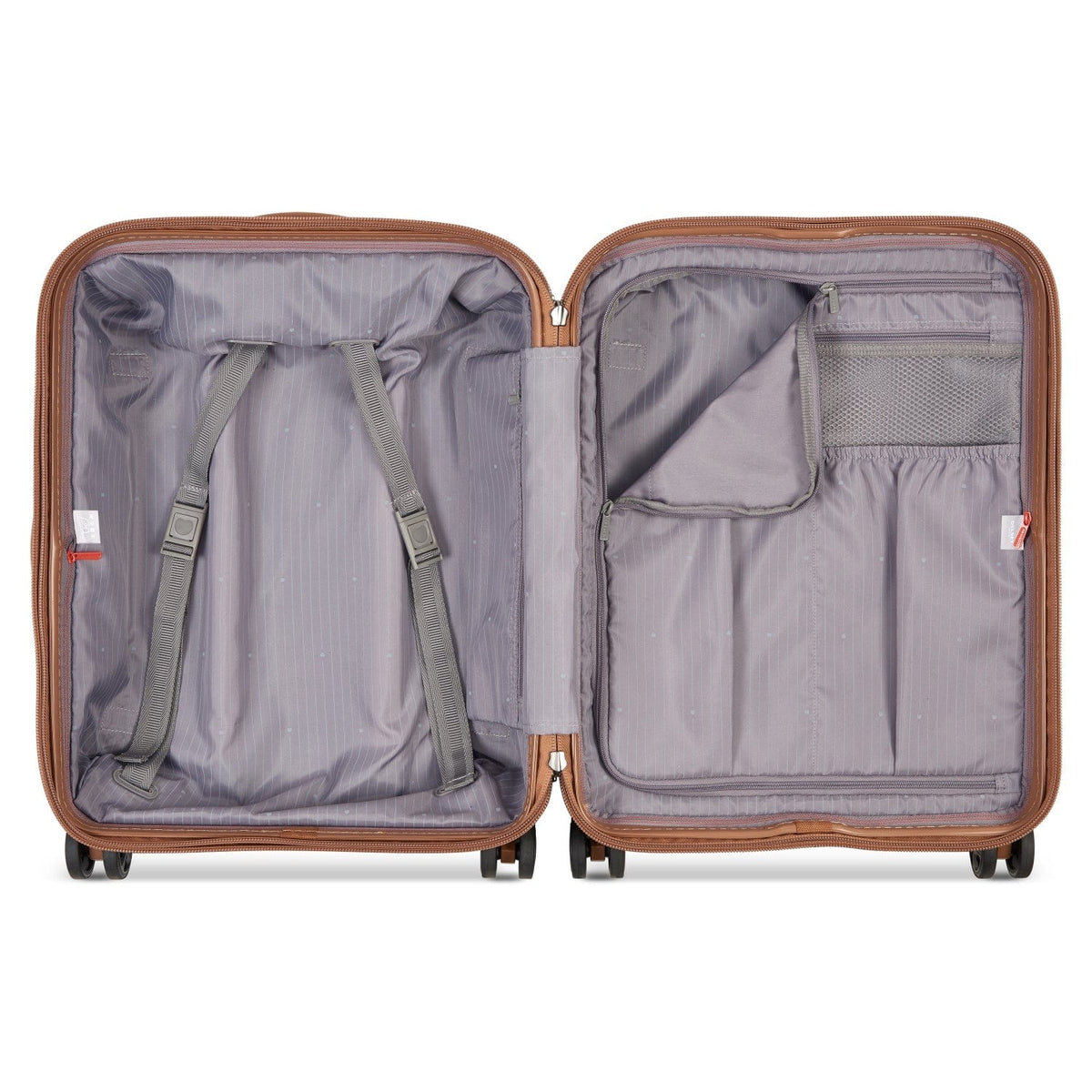 Delsey Paris Promenade Hard 2.0 70Cm Hardcase 4 Double Wheel Expandable Check-In Luggage Trolley Silver - 00208881911