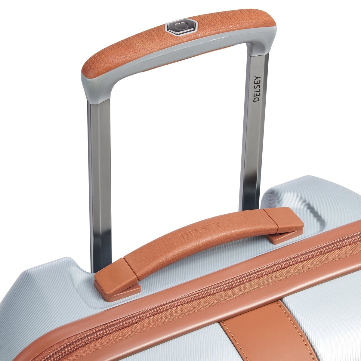 Delsey Paris Promenade Hard 2.0 70Cm Hardcase 4 Double Wheel Expandable Check-In Luggage Trolley Silver - 00208881911