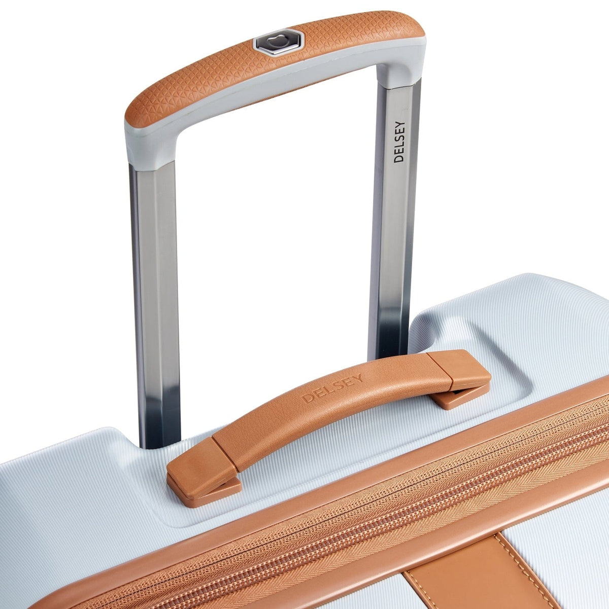 Delsey Paris Promenade Hard 2.0 82Cm Hardcase 4 Double Wheel Expandable Check-In Luggage Trolley Silver - 00208883111