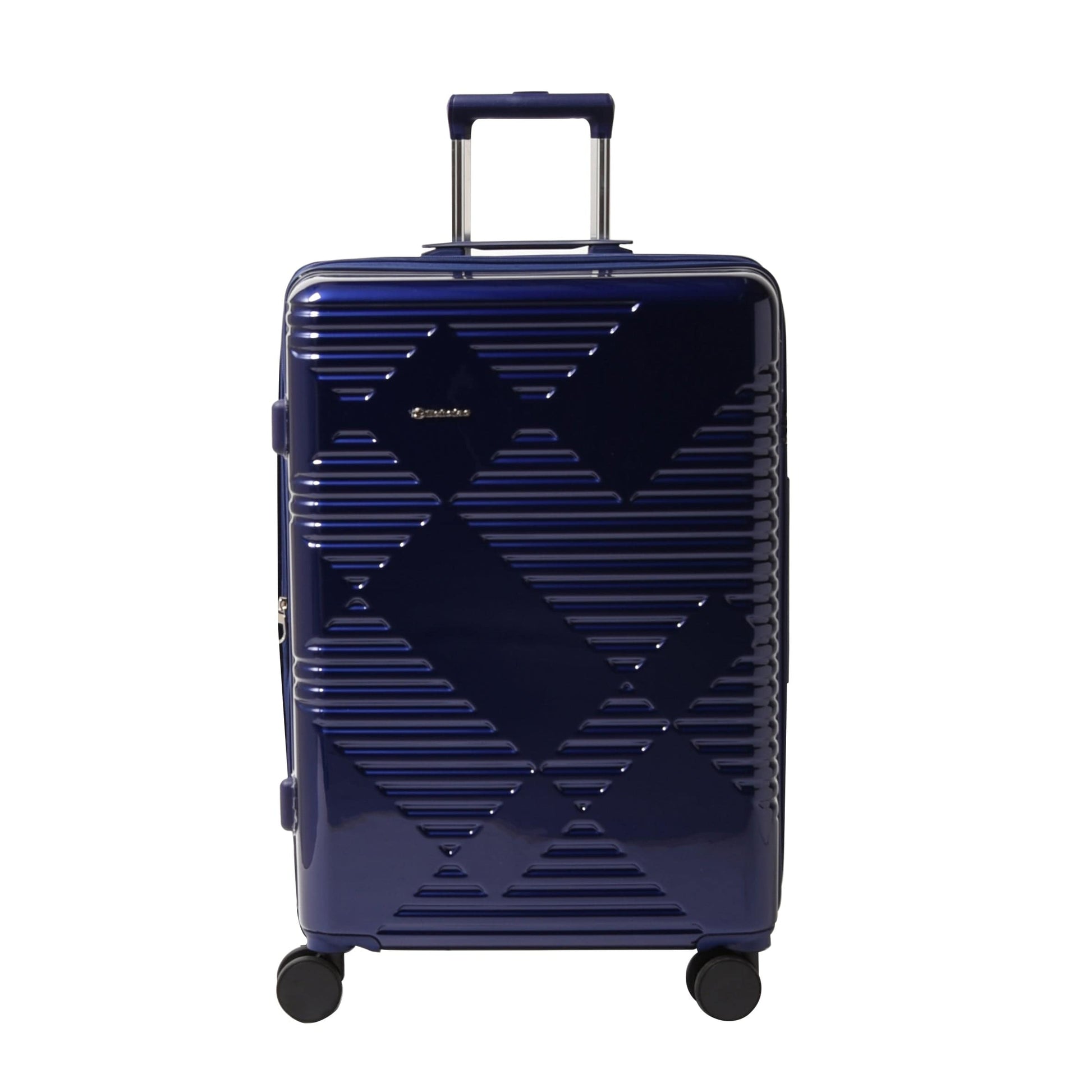 Echolac Extravagant 71cm Hardcase Expandable 4 Double Wheel Check-In Luggage Trolley Blue - CTH0062 S- 25 BLUE 60102