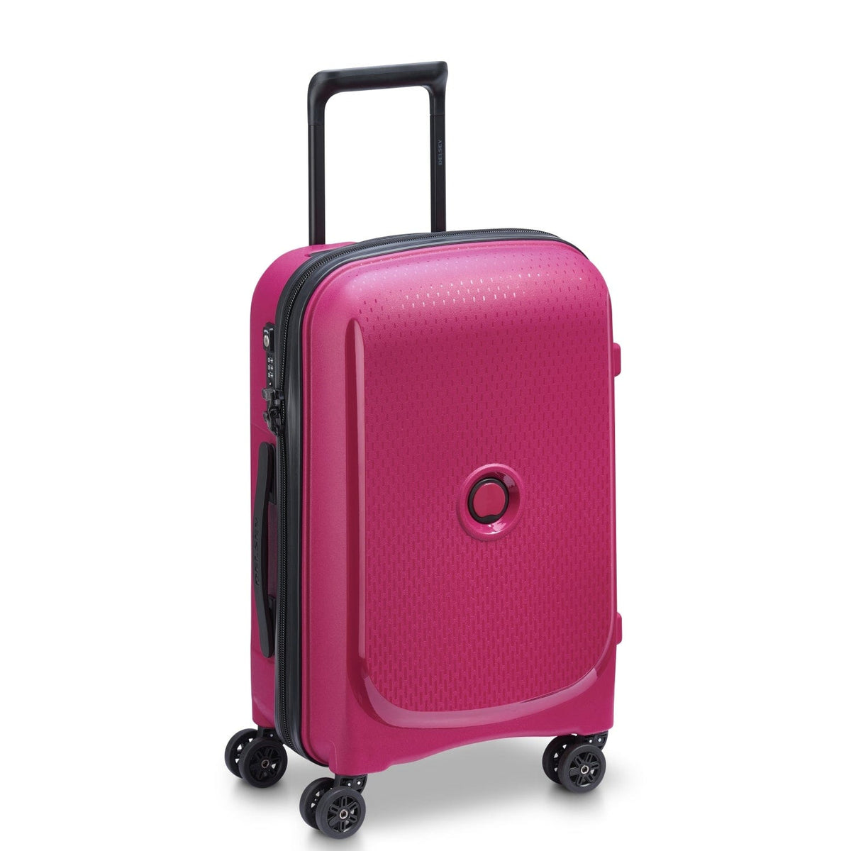 Delsey Paris Belmont Plus 61Cm Hardcase 4 Double Wheel Expandable Cabin Luggage Trolley Raspberry - 00386180519