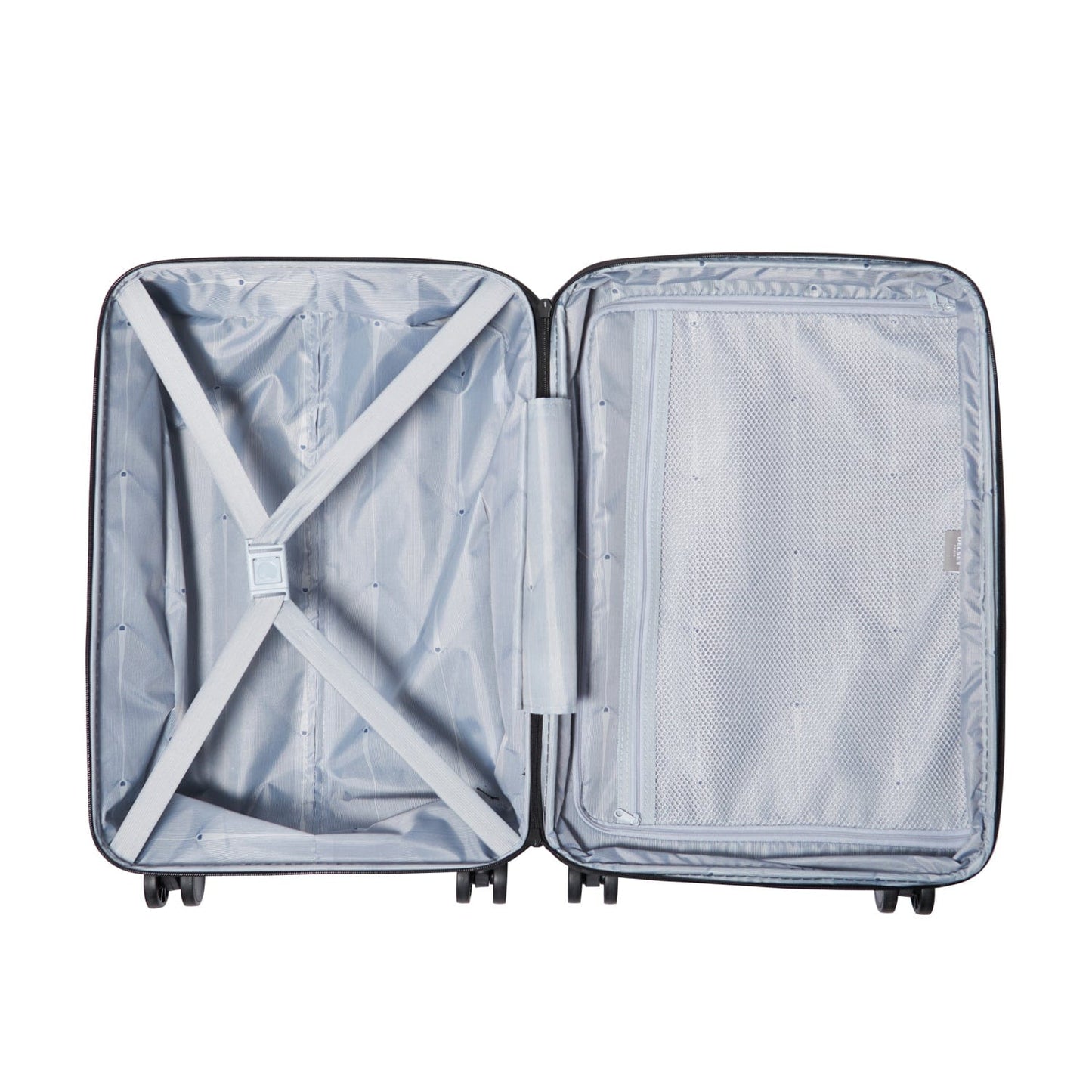 Delsey Paris Ordener 2.0 55cm Hardcase 4 Double Wheel Expandable Cabin Luggage Trolley Blue - 00384680102E9