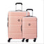 Delsey Paris Airship 2.0 2Piece Set 55+77Cm 4 Double Wheel Cabin & Check-In Luggage Trolley Pink - 3219110519389