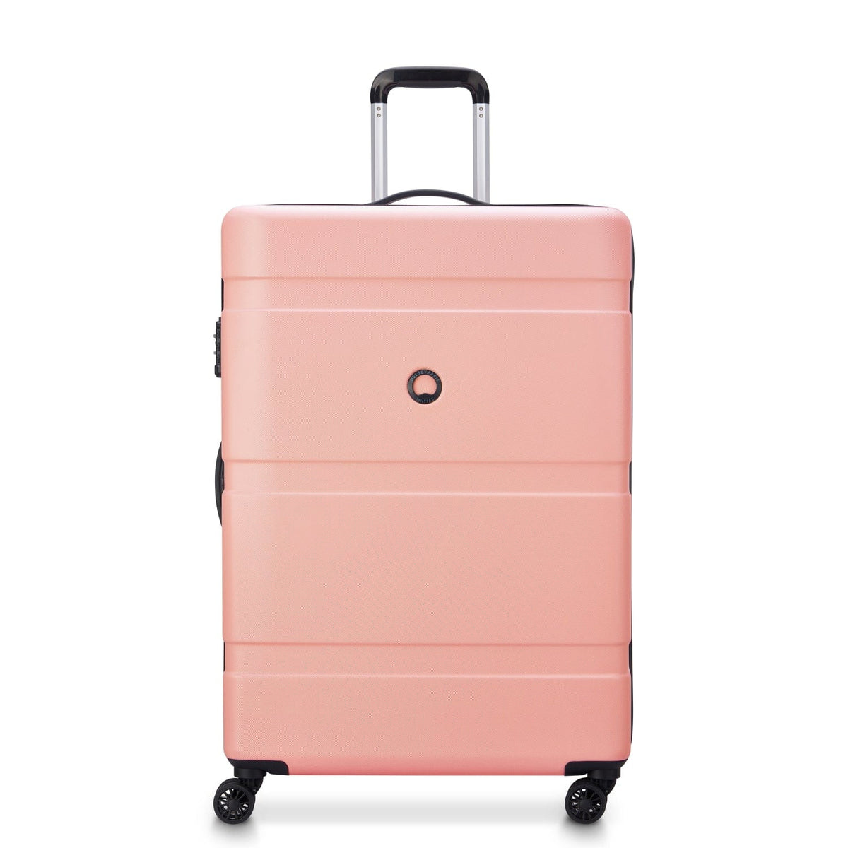 Delsey Paris Airship 2.0 2Piece Set 55+77Cm 4 Double Wheel Cabin & Check-In Luggage Trolley Pink - 3219110519389