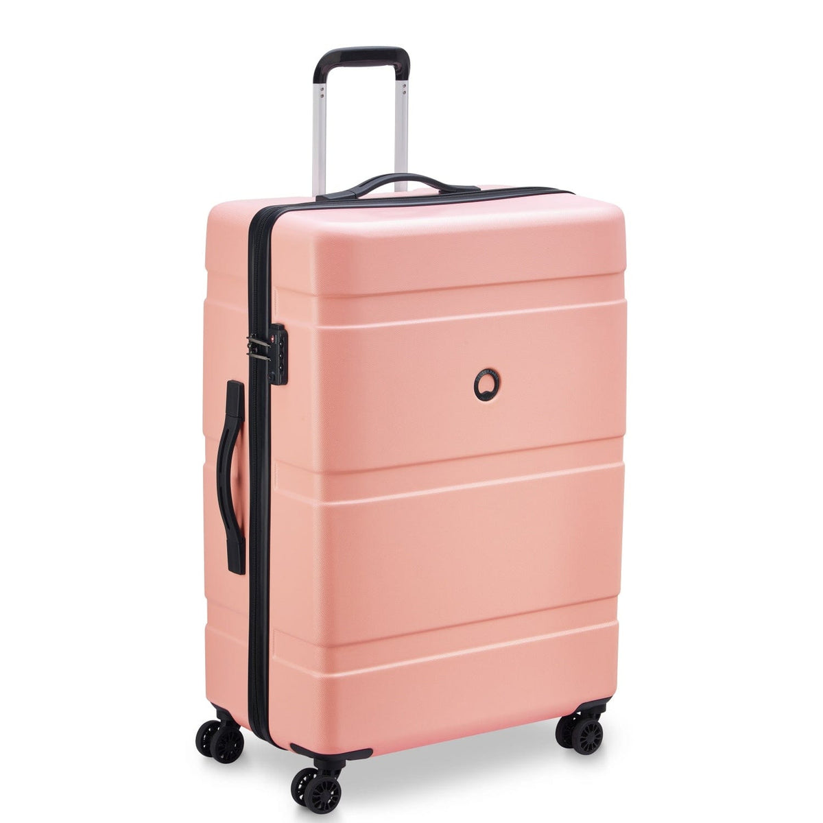 Delsey Paris Airship 2.0 2Piece Set 55+77Cm 4 Double Wheel Cabin & Check-In Luggage Trolley Pink - 3219110519389