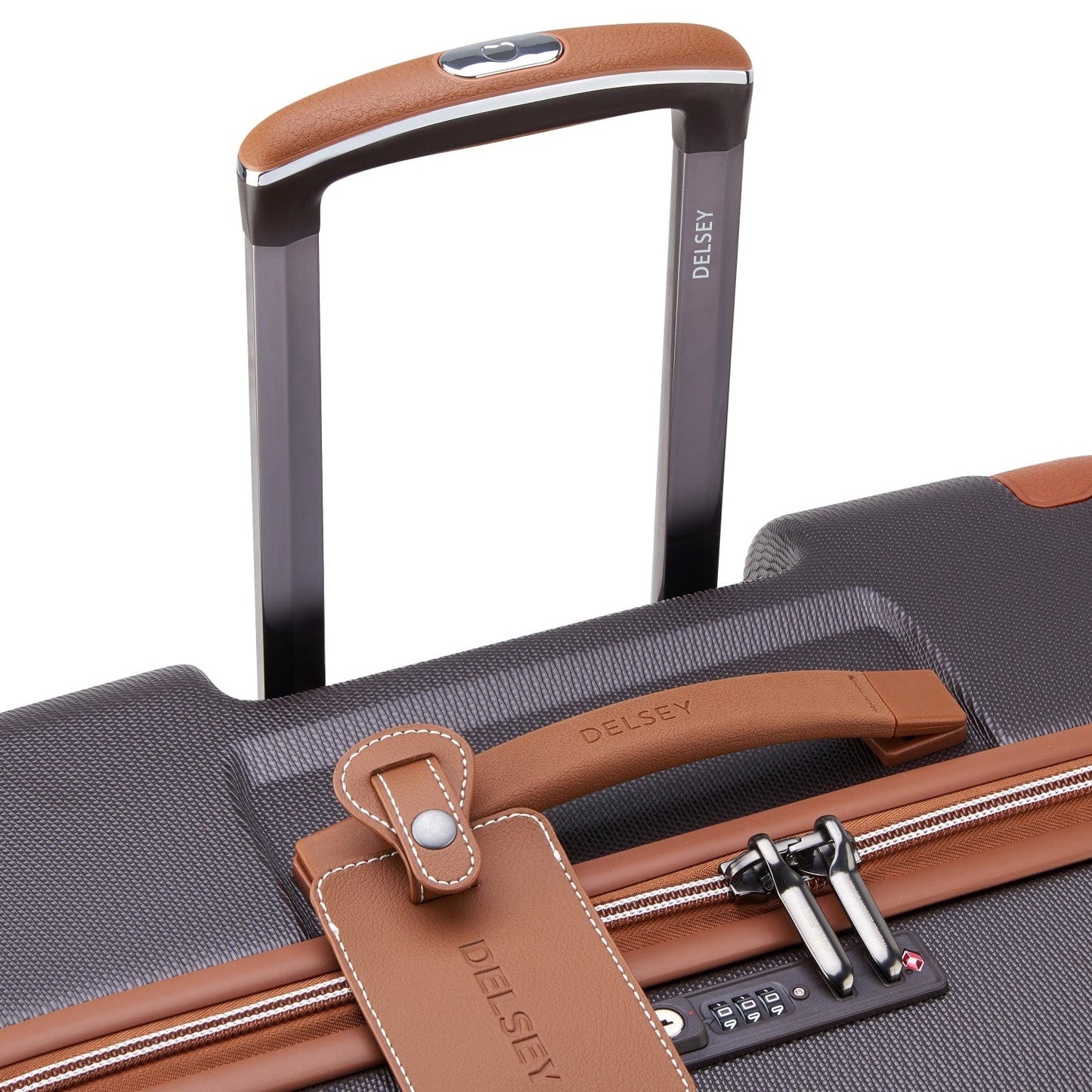 Delsey Paris Chatelet Air 2.0 70cm Hardcase 4 Double Wheel Check-In Luggage Trolley Brown - 00167681906