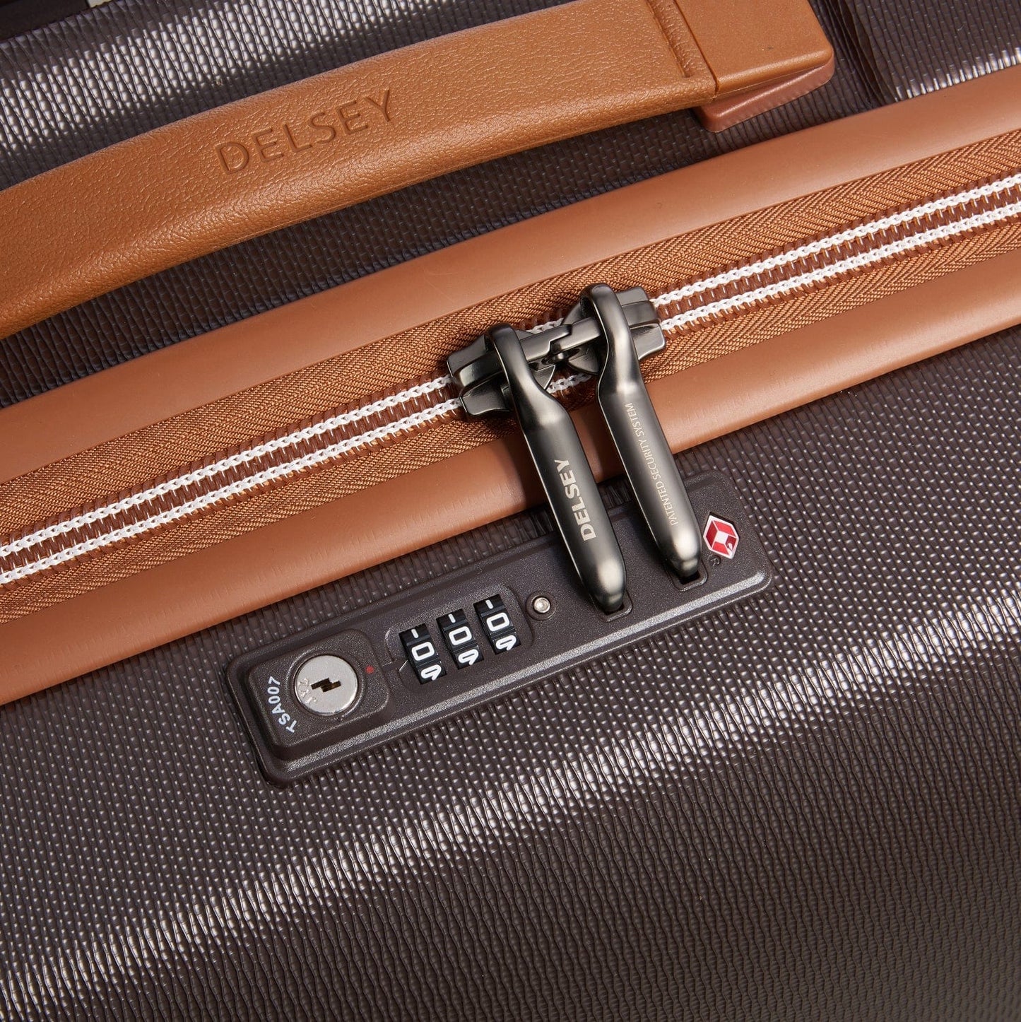 Delsey Paris Chatelet Air 2.0 70cm Hardcase 4 Double Wheel Check-In Luggage Trolley Brown - 00167681906