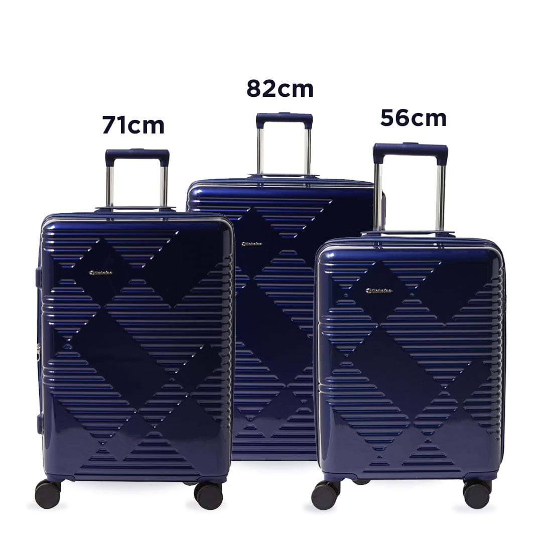 Echolac Extravagant Set of 3 Luggage Blue