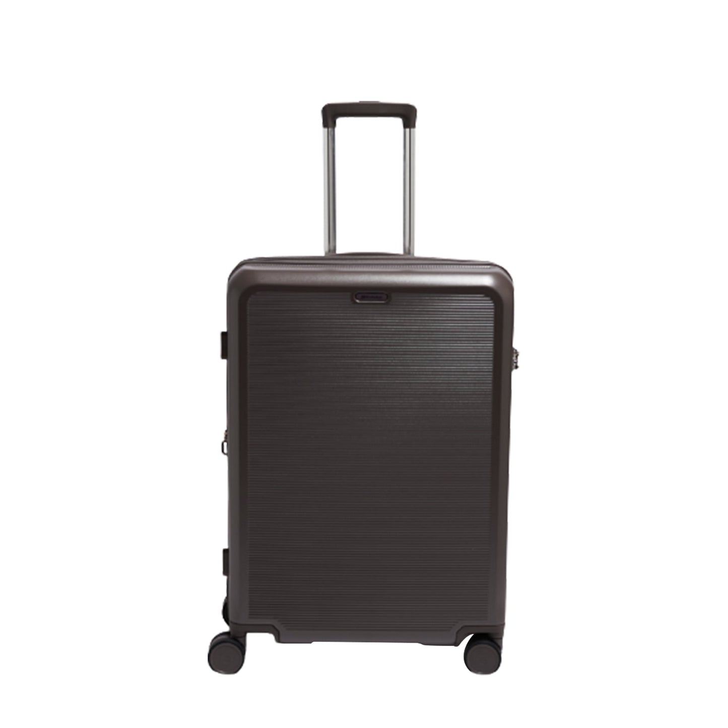 Echolac Sense 56+67+78cm Hardcase Expandable 4 Double Wheel 3 Piece Luggage Trolley Set Brown - CTH0023S -3PC SET BROWN