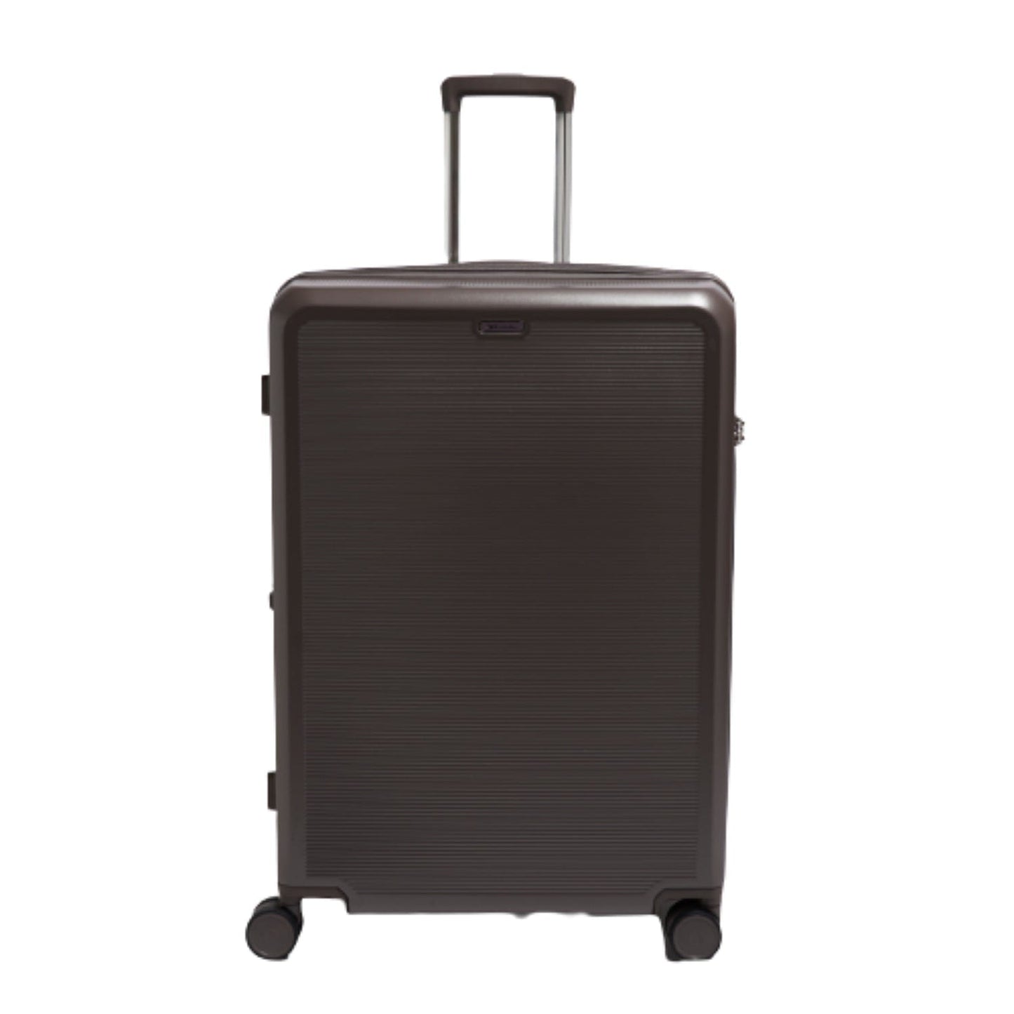 Echolac Sense 56+67+78cm Hardcase Expandable 4 Double Wheel 3 Piece Luggage Trolley Set Brown - CTH0023S -3PC SET BROWN