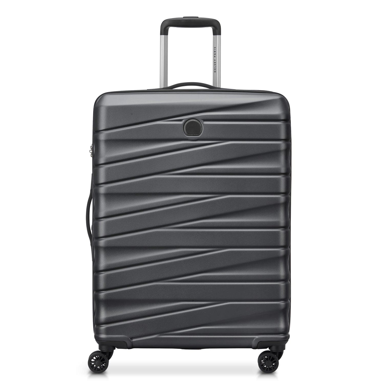 Delsey Tiphanie 70cm Hardcase 4 Double Wheel Expandable Check-In Luggage Trolley Case Grahite - 00389281901ME
