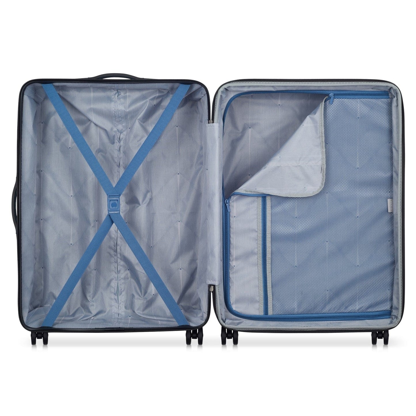 Delsey Paris Tiphanie 70cm Hardcase 4 Double Wheel Expandable Check-In Luggage Trolley Case Grahite - 00389281901ME