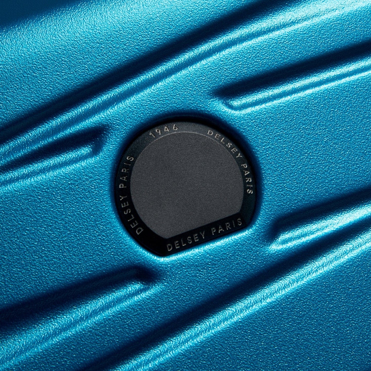 Delsey Paris Tiphanie 70cm Hardcase 4 Double Wheel Expandable Check-In Luggage Trolley Case Steel Blue - 00389281922ME