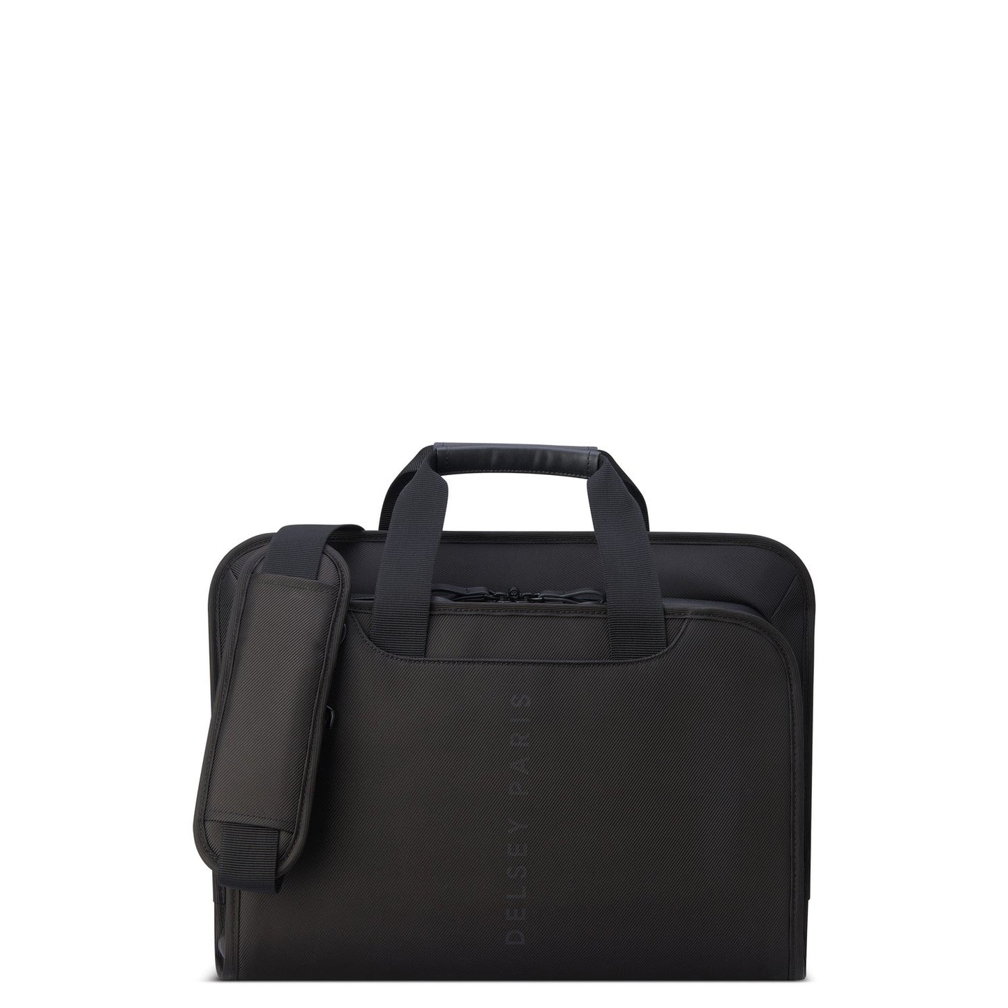 Delsey Arche 2 Compartment Satchel Laptop Protection 15.6 inch Black - 00120016100