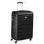 Delsey Paris Lagos 71cm Hardcase Expandable 4 Double Wheel Check-In Luggage Trolley Case Black - 00387082000W9
