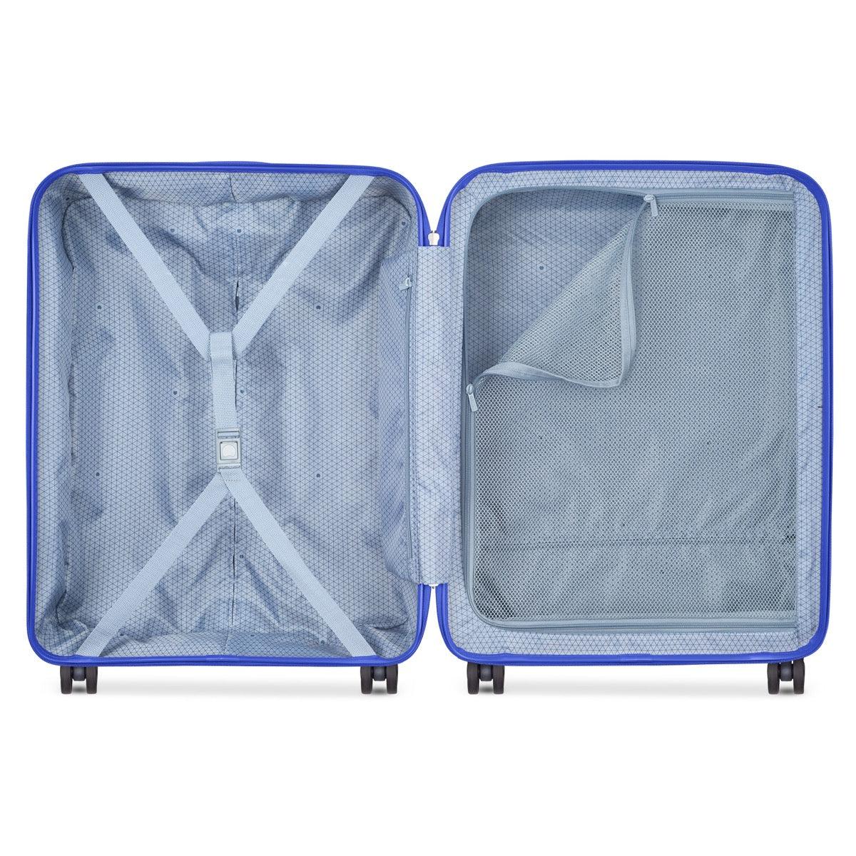Delsey Paris Lagos 71cm Hardcase Expandable 4 Double Wheel Check-In Luggage Trolley Deep Blue - 00387082022W9