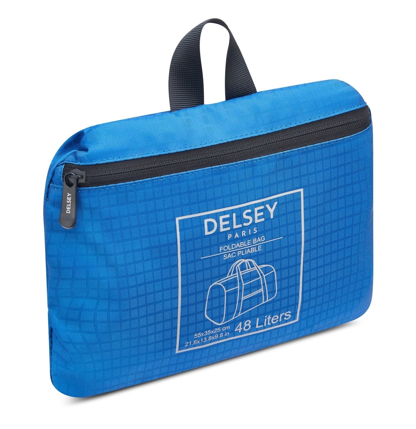 Delsey Paris Nomade 55Cm Foldable Duffle Bag Blue
