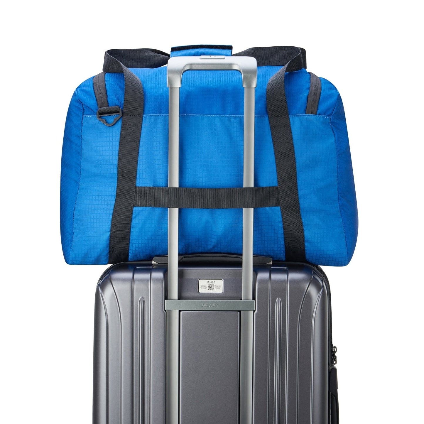Delsey Paris Nomade 55Cm Foldable Duffle Bag Blue