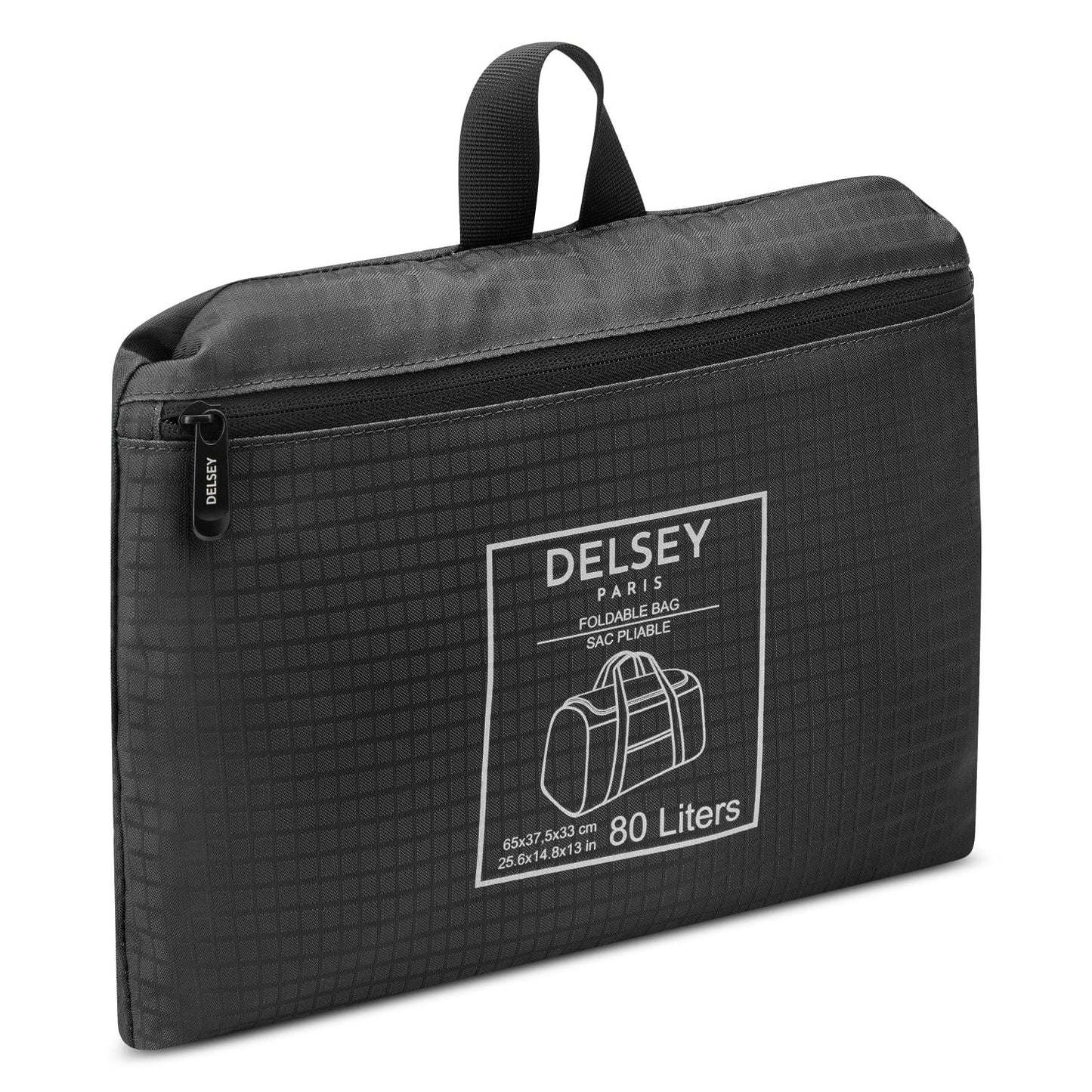 Delsey Paris Nomade 65Cm Foldable Duffle Bag Black