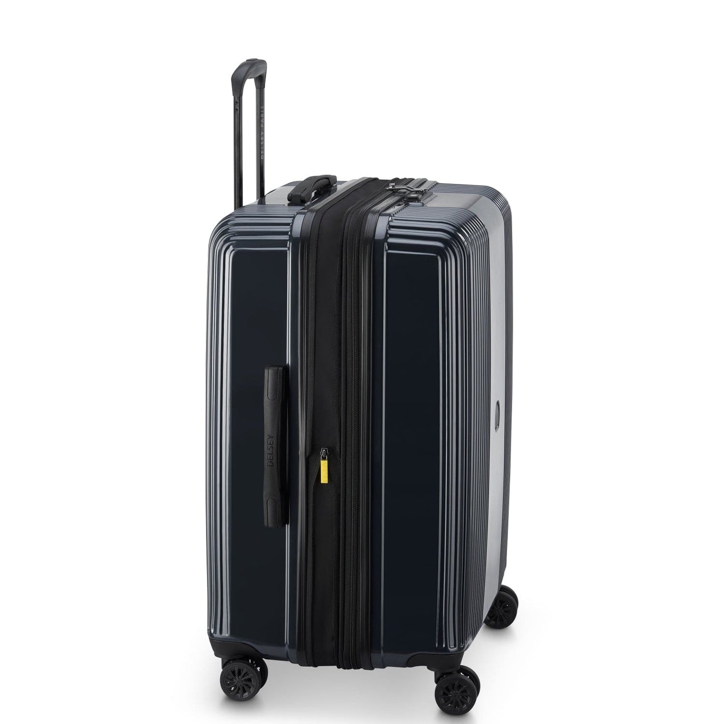Delsey Paris Ophelie 70Cm Hardcase 4 Double Wheel Expandable Check-In Luggage Trolley Glossy Blue - 00389381962Me