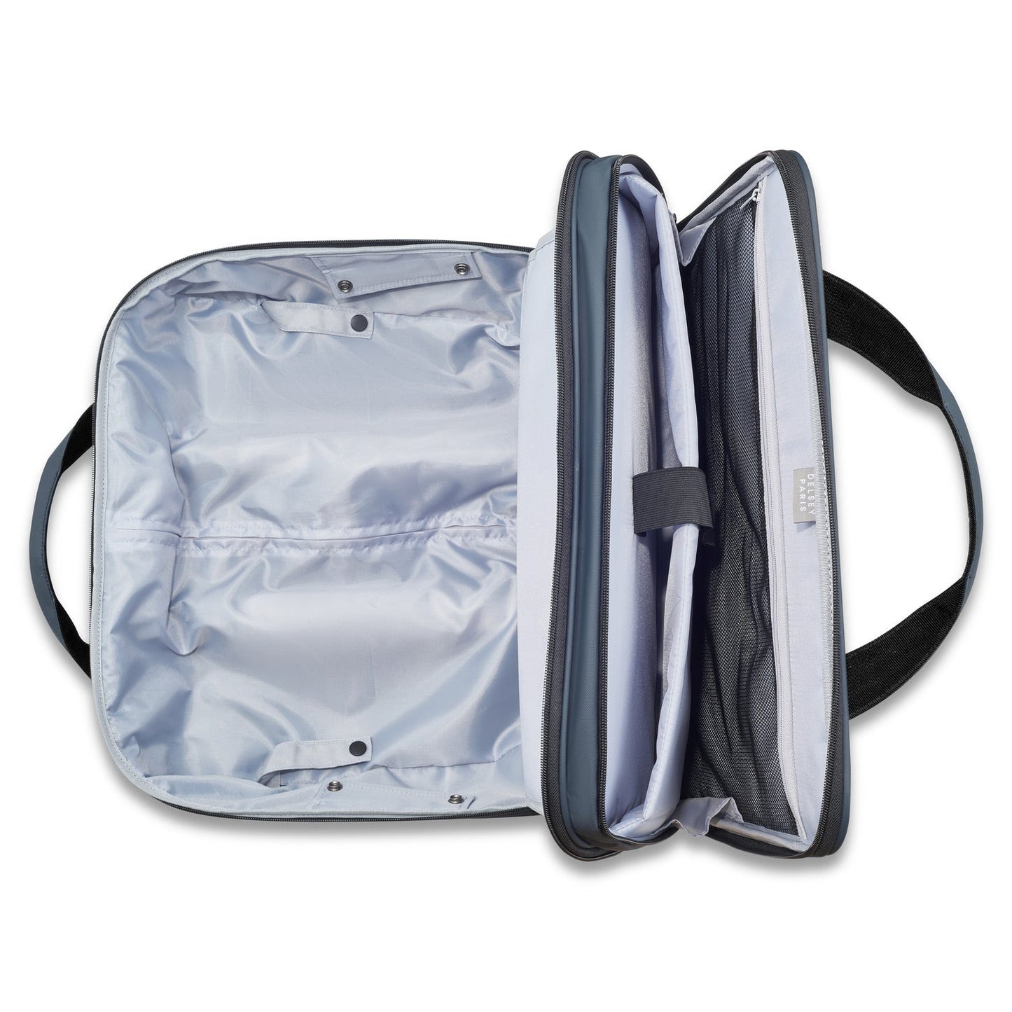 Delsey Paris Parvis+ Water Resist 2 Wheel Trolley Briefcase 17.3 inch Grey - 394445911
