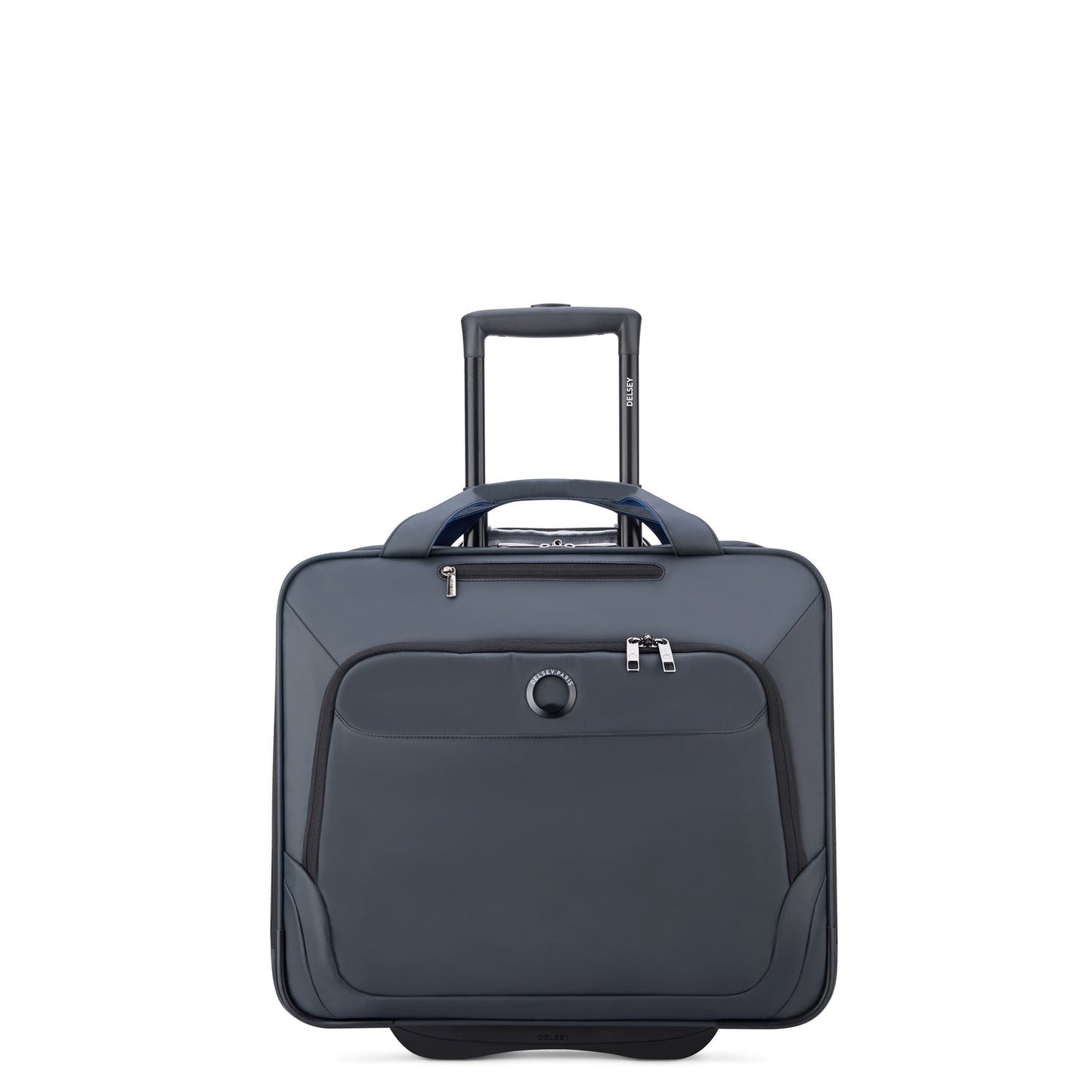 Delsey Paris Parvis+ Water Resist 2 Wheel Trolley Briefcase 17.3 inch Grey - 394445911