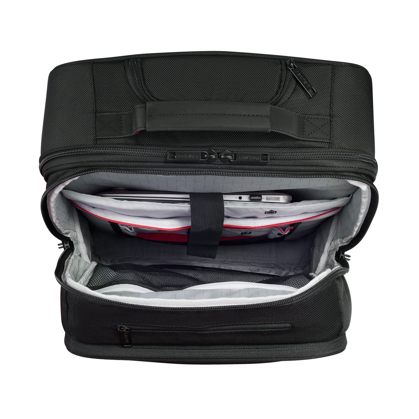 Delsey Paris Parvis+ Backpack Cabin Laptop Trolley 17.3 inch Black - 394465000