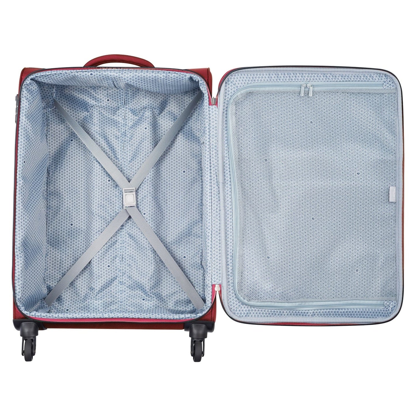 Delsey Paris Cuzco 68cm Softcase 4 Wheel Check-In Luggage Trolley Case Red - 00390681104