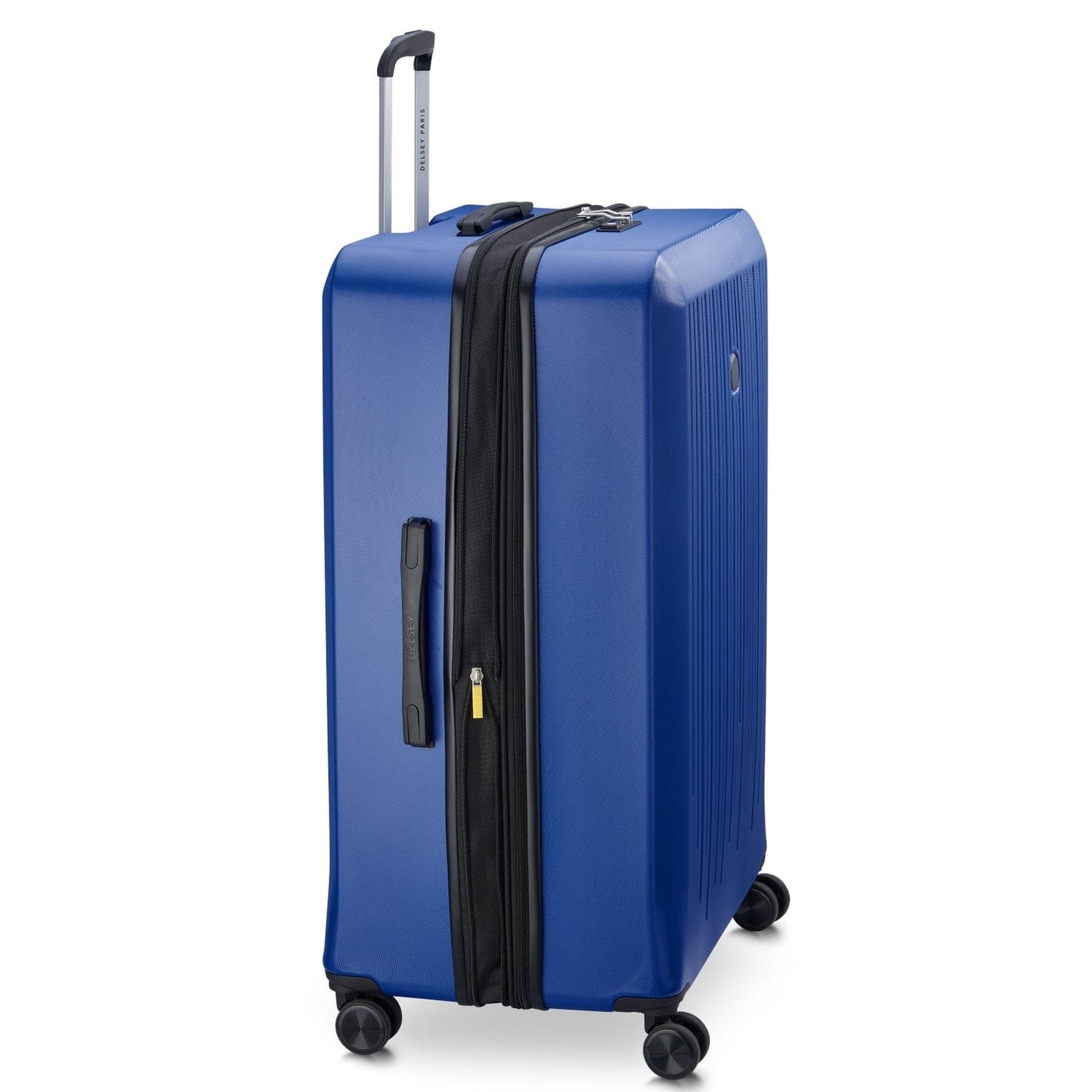 Delsey Paris Christine 55+70+82cm Hardcase 4 Double Wheel Expandable Cabin & Check-In Luggage Trolley Set Klein Blue + FREE Delsey Paris Agreable Backpack