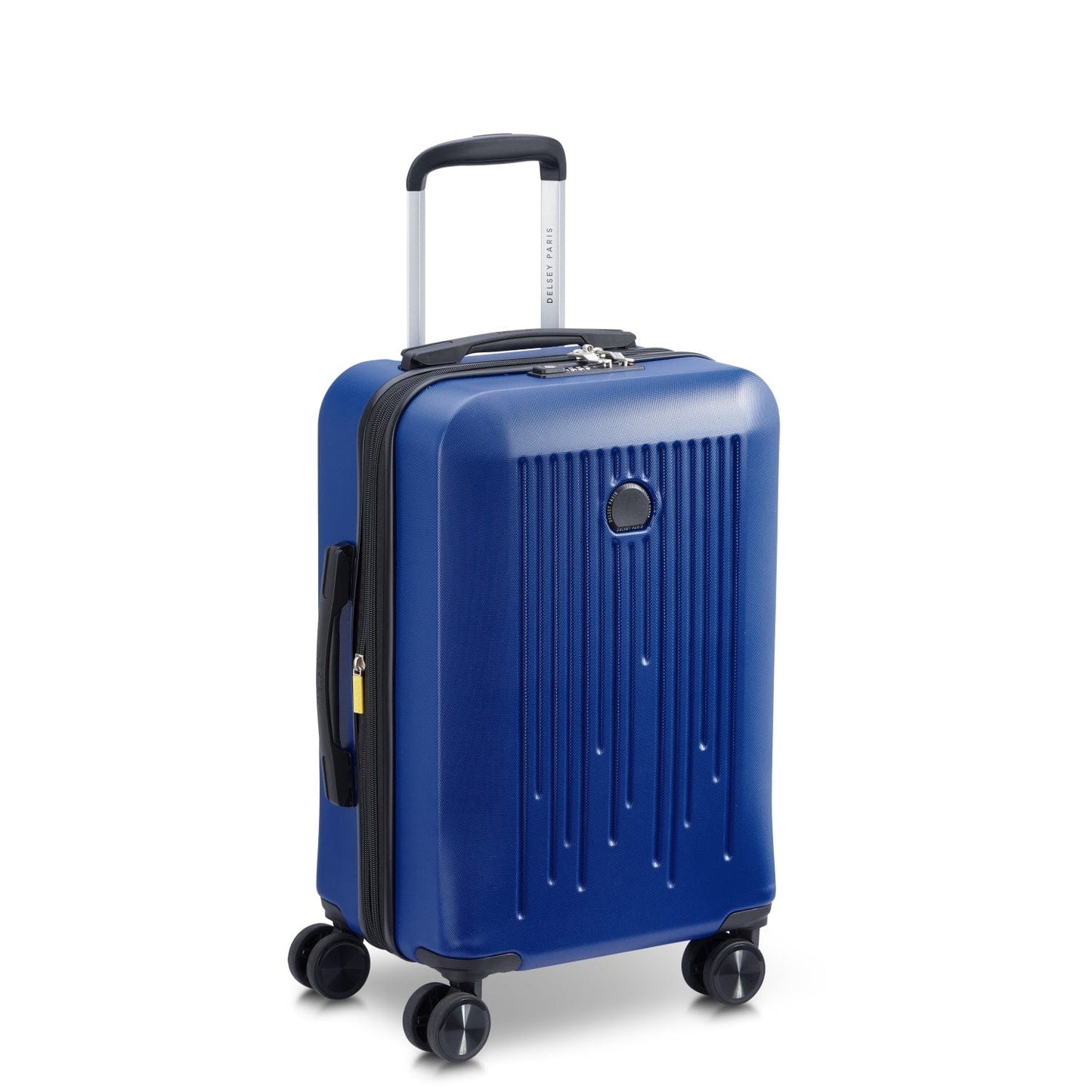 Delsey Paris Christine 55+70+82cm Hardcase 4 Double Wheel Expandable Cabin & Check-In Luggage Trolley Set Klein Blue + FREE Delsey Paris Agreable Backpack