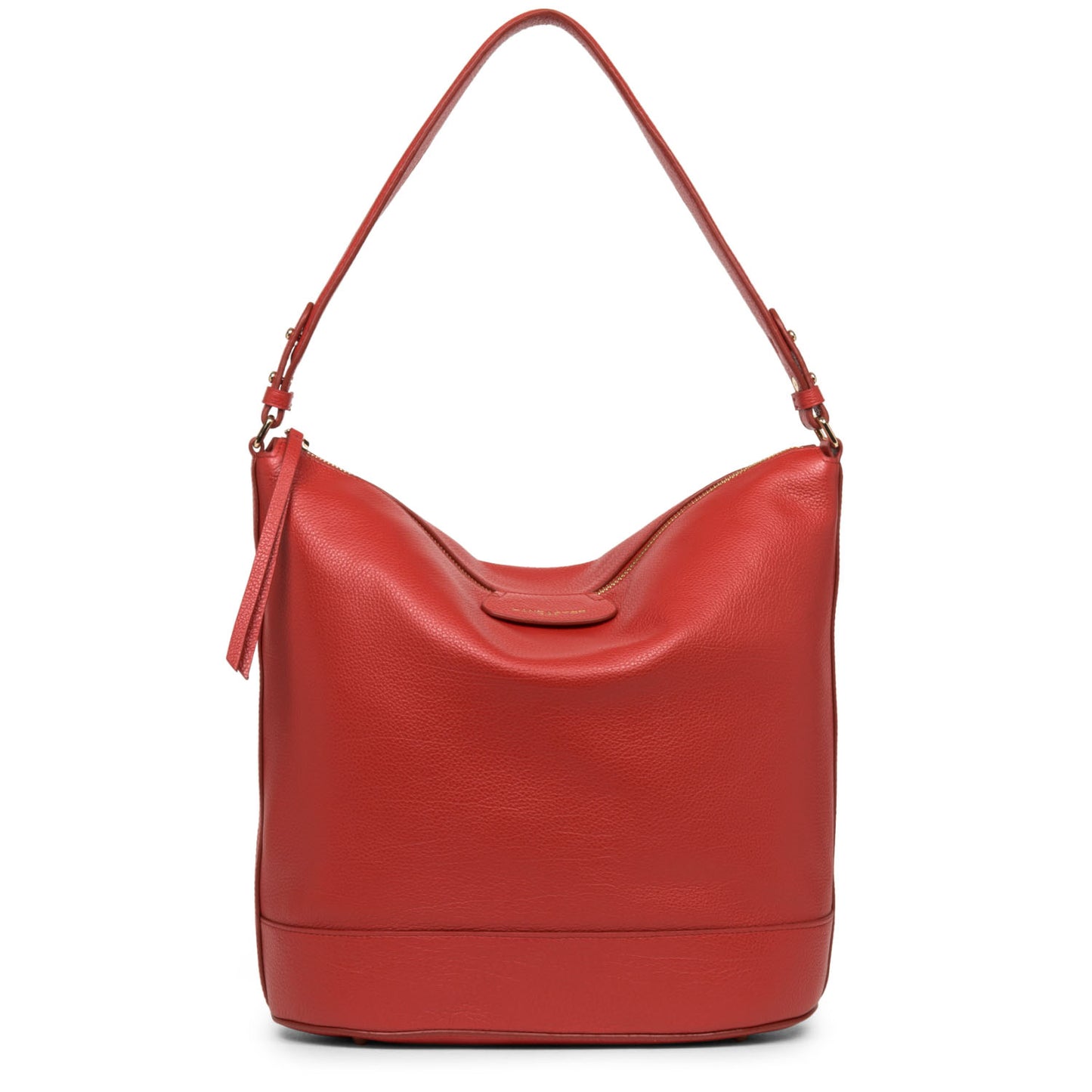 LANCASTER DUNE BUCKET BAG ROUGE