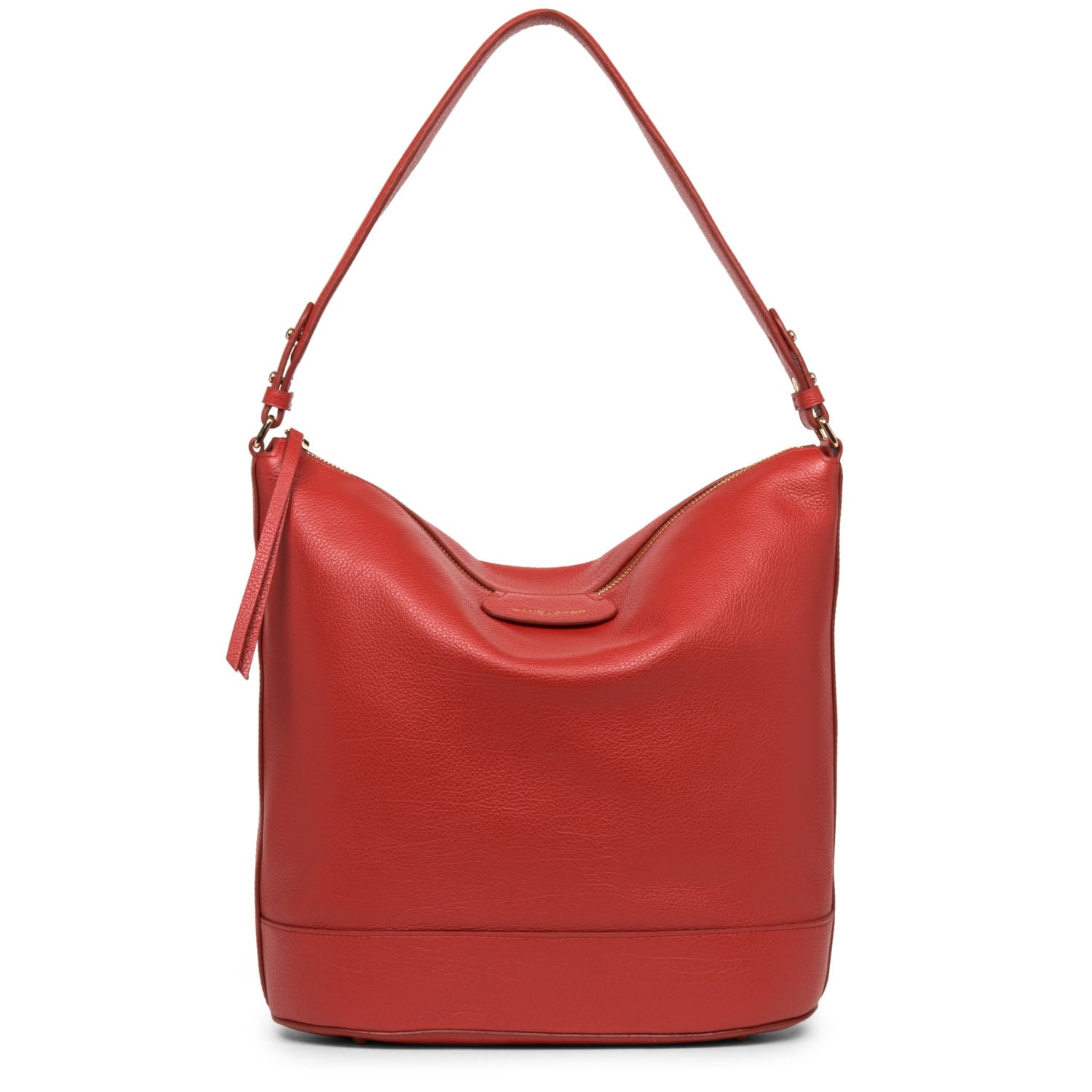 LANCASTER DUNE BUCKET BAG ROUGE