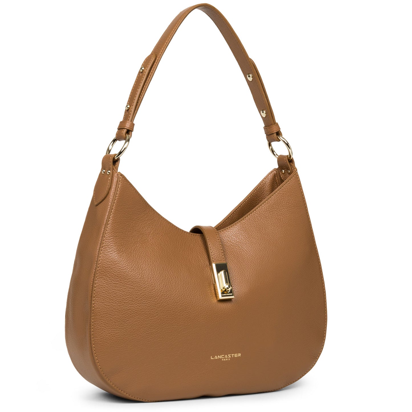 Lancaster Milano Large Shoulder Bag Camel