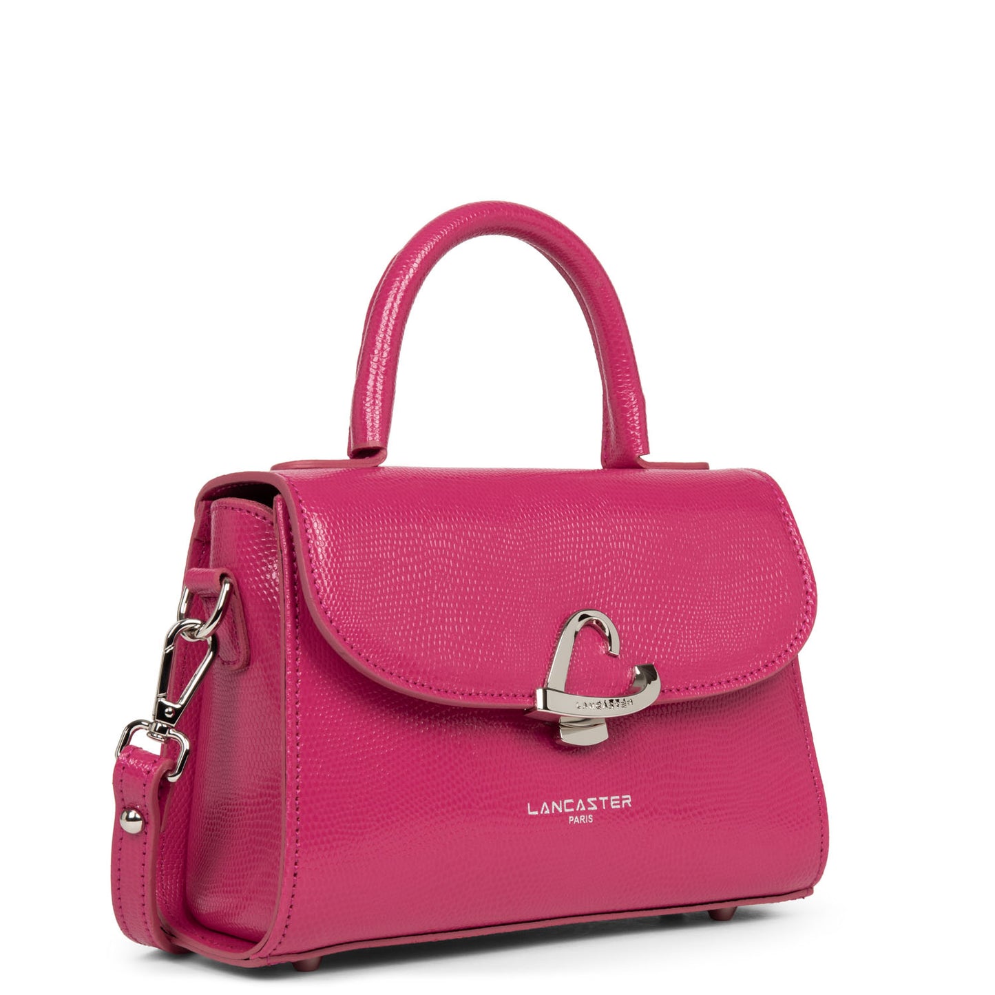 Lancaster Lucertola Handbag Fuschia