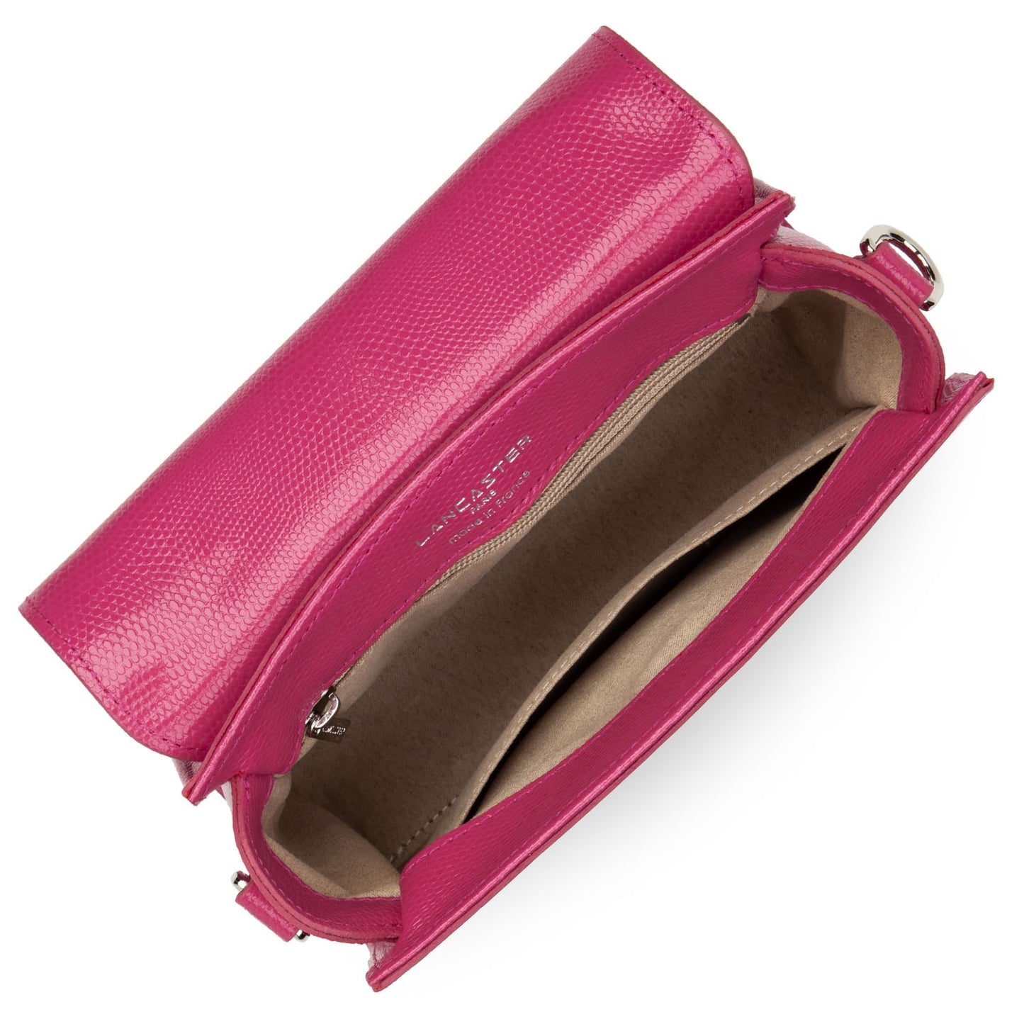 Lancaster Lucertola Handbag Fuschia