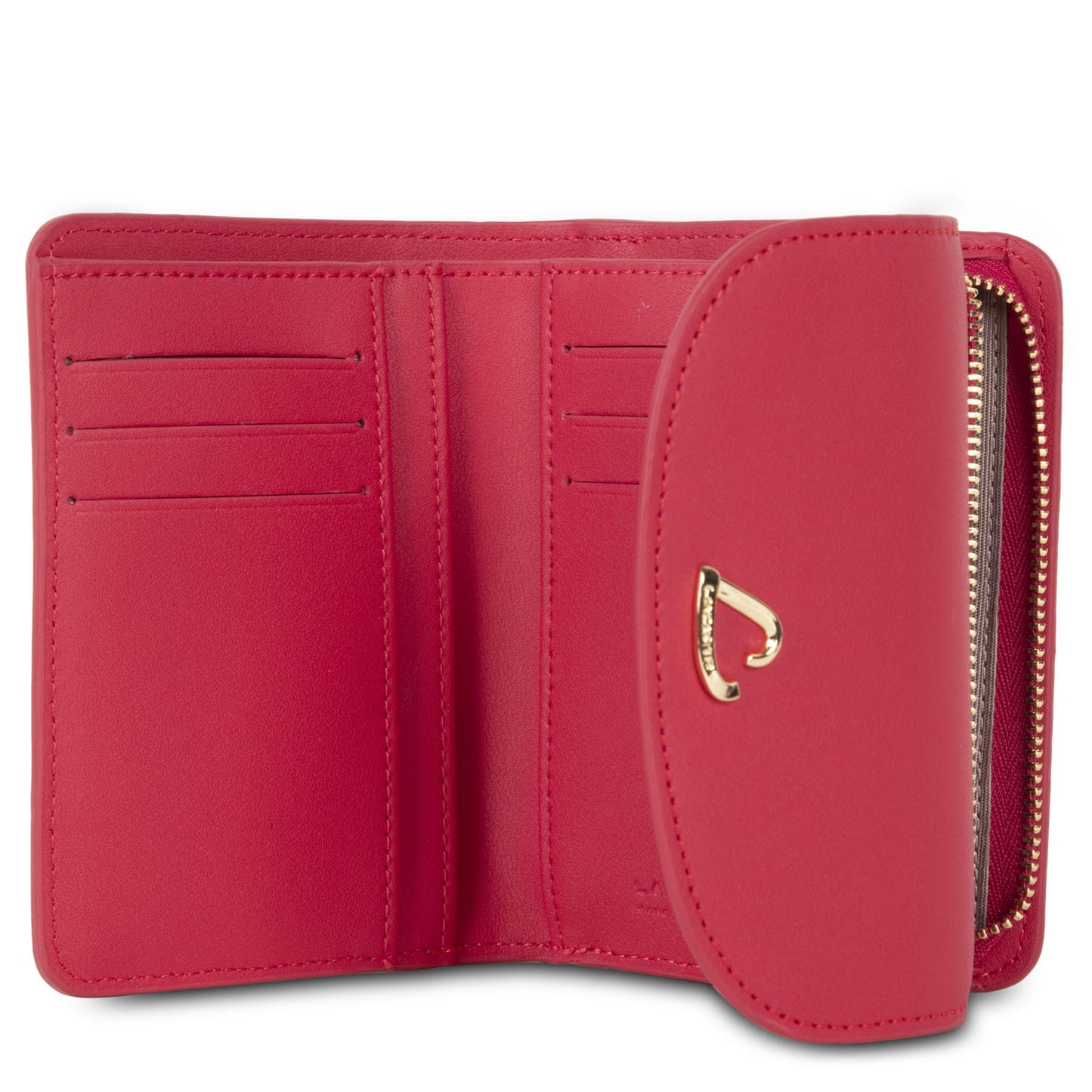 Lancaster Back To Back City Philos Wallet Natural - 123-22-Fuxia
