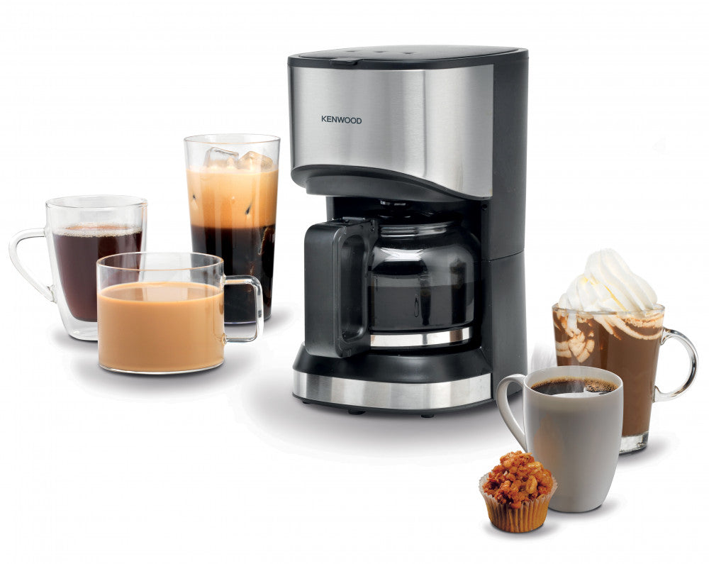 Kenwood Up To 6 Cup Coffee Machine 550W Black/Silver Cmm05.000Bm