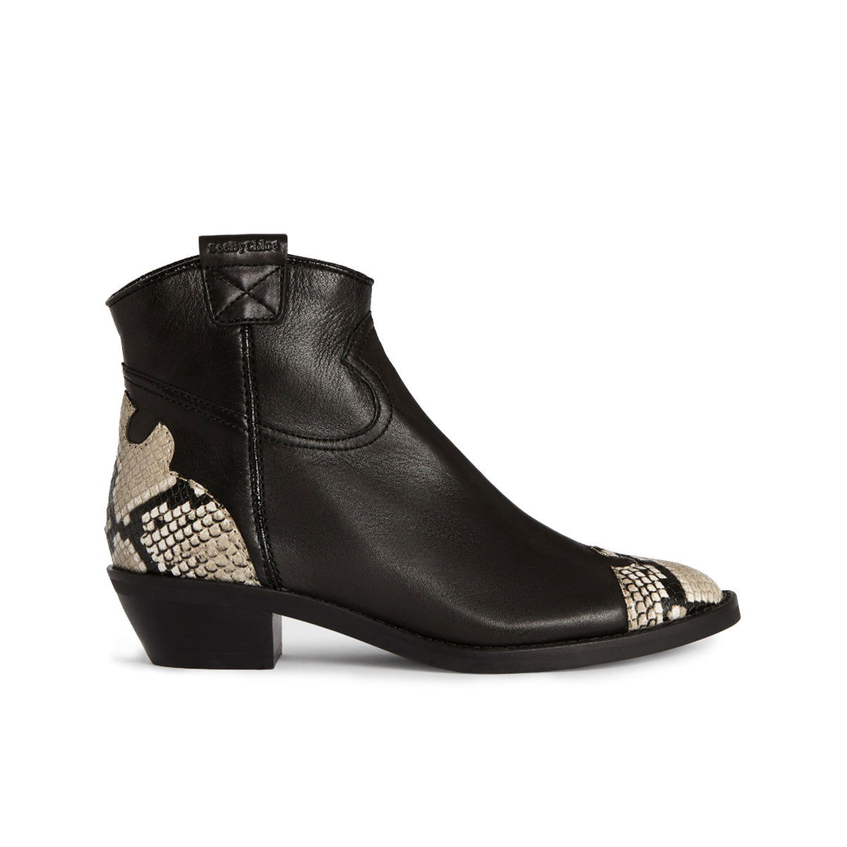 SEE BY CHLOE MARCO ECO BOOTS BLACK - SB35041A-12071-800 - SB35041A-12071-800-37