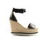See By Chloe Glyn Wedge Espadrille Sandals Black - Sb26152-12261-418 - Sb26152-12261-418-36
