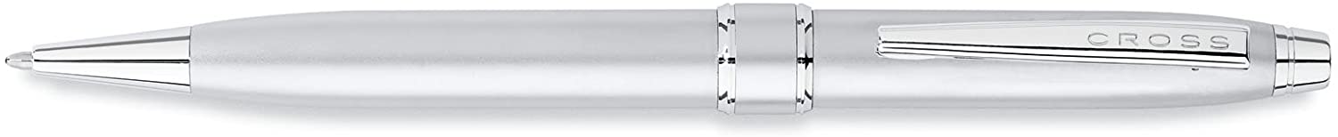 CROSS STRATFORD SATIN CHROME BALLPOINT PEN - AT0172-2
