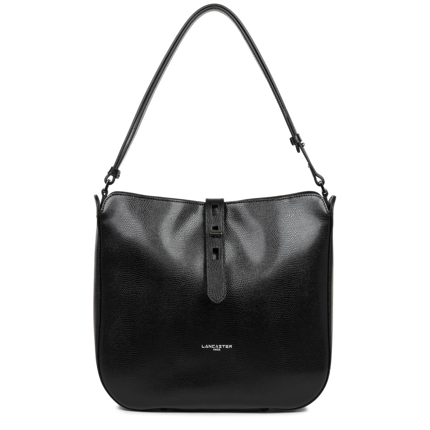 LANCASTER LUCERTOLA HOBO BAG NOIR
