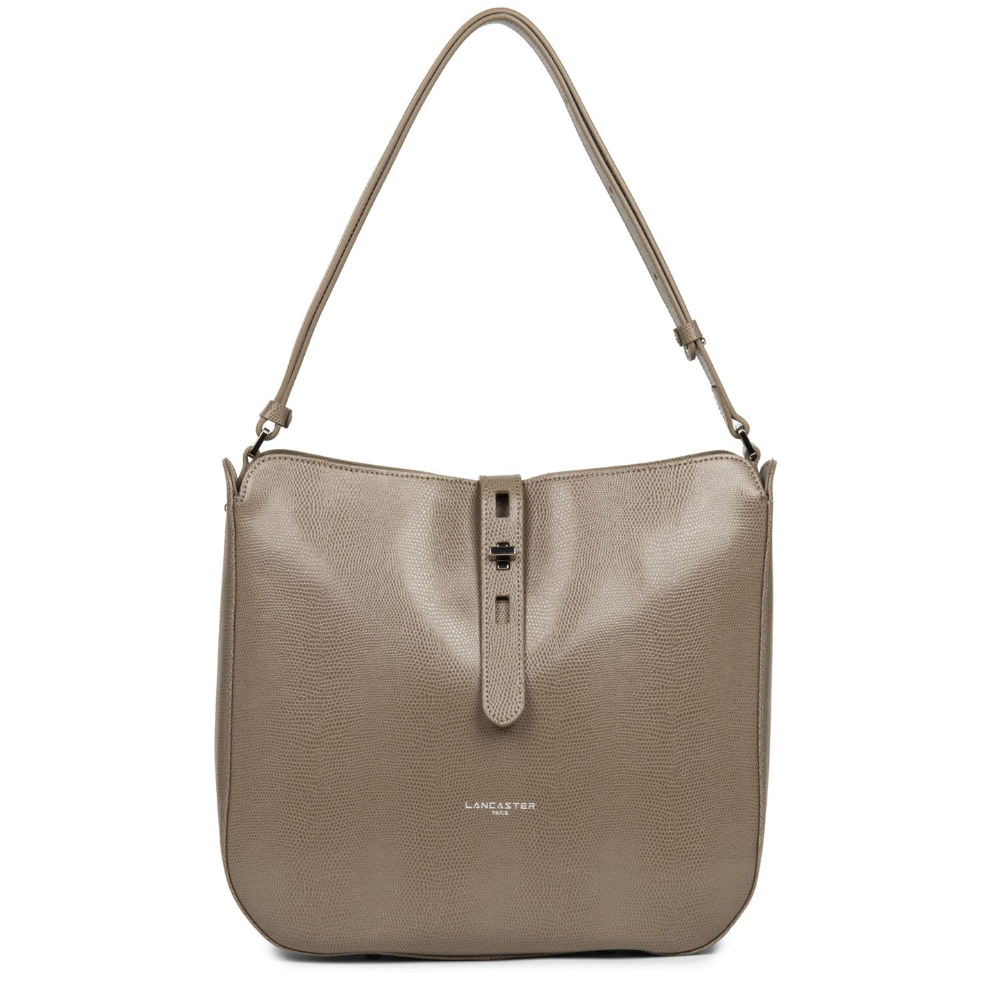 LANCASTER LUCERTOLA HOBO BAG TAUPE