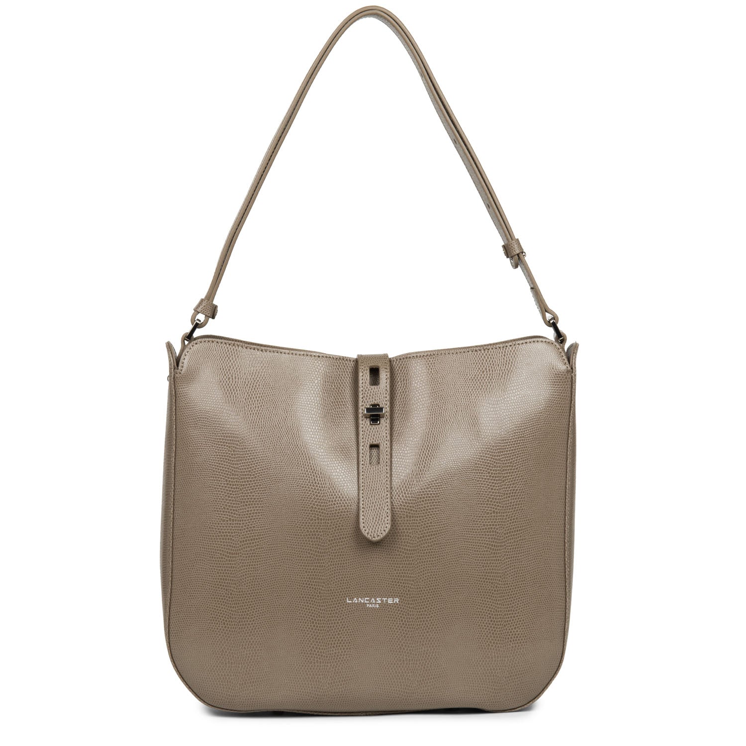 LANCASTER LUCERTOLA HOBO BAG TAUPE