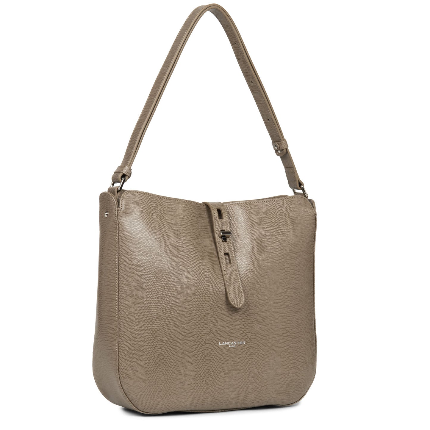 Lancaster Lucertola Hobo Bag Taupe