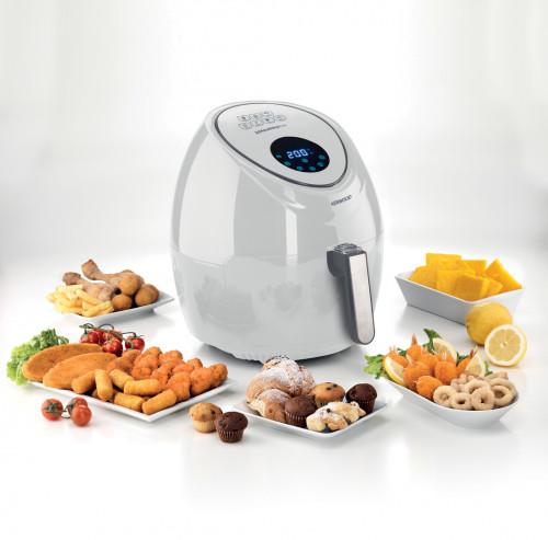 Kenwood 1800W Digital Air Fryer 5.5L, 2.4Kg, White Hfp50.000Wh